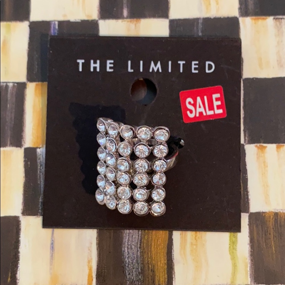 The Limited Rhinestone ring